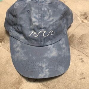 Blue revival ripple baseball hat, adjustable, new